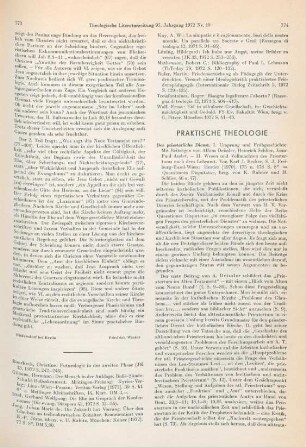 774-779 [Rezension] Deissler, Alfons, Der priesterliche Dienst I
