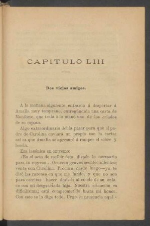 Capítulo LIII - Dos viejos amigos.