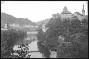 Elbogen. Schloss, Stadt und Brücke