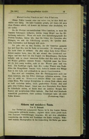 Sicheres und unsicheres Tonen