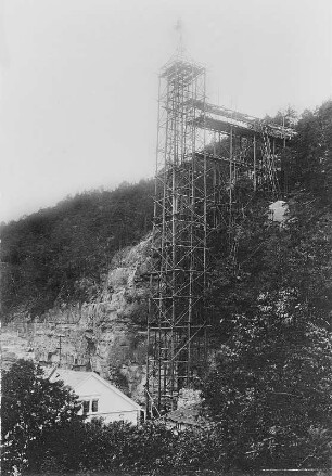 Bad Schandau, Personenaufzug, um 1903