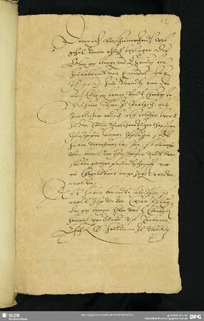 42) (Vergleich zwischen Wilhelm von Löser und Anna von Pflug dat. 16. Dec. 1591.) Gleichz. Abschr.