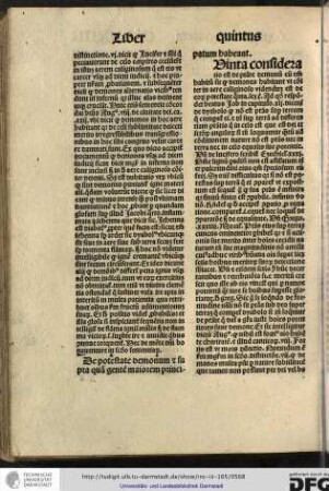 De potestate demonum et supra quam gentem maiorem principatum habeant.