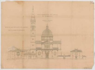 Thiersch, August ; München - Schwabing; Kath. Pfarrkirche St. Ursula - Ansicht