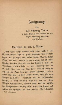 Zueignung