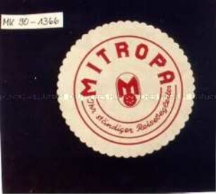 Tropfdeckchen "MITROPA"