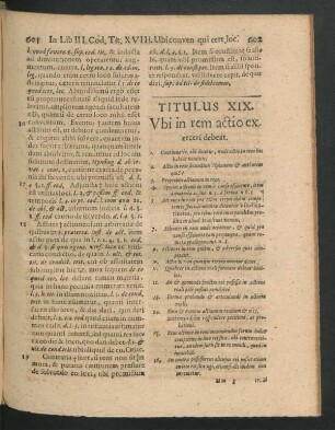 Titulus XIX. Ubi in rem actio exerceri debeat.