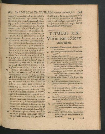 Titulus XIX. Ubi in rem actio exerceri debeat.
