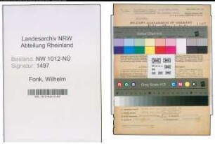 Entnazifizierung Wilhelm Fonk , geb. 25.05.1885 (Landwirt)