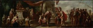 Aeneas kommt nach Latium
