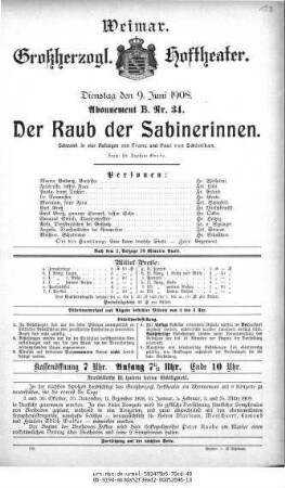 Der Raub der Sabinerinnen