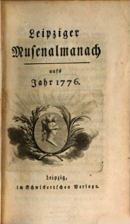 Leipziger Musenalmanach. 1776, 1776