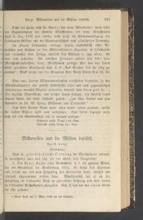 Mikronesien und die Mission daselbst
