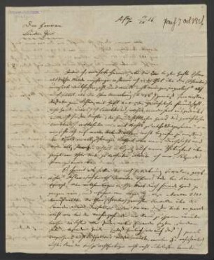 Brief an Jacob Grimm und Wilhelm Grimm : 17.09.1816