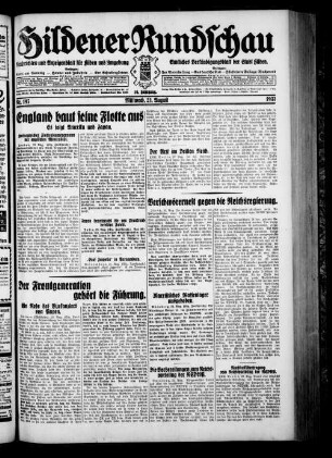 Hildener Rundschau. 1924-1936