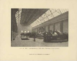 Die Turbinenhalle des Kraftwerks Unterspree