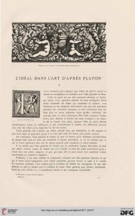 3: L' idéal dans l'art d'après Platon, [2]