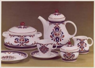 Kaffee- und Teegeschirr "Arzberg 4000 Donau" von Hans Theo Baumann