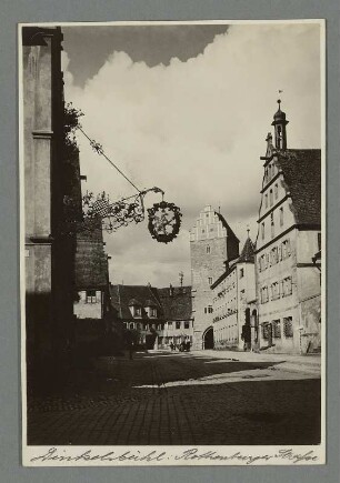 Rothenburger Straße in Dinkelsbühl