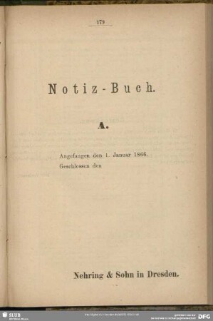 Notiz-Buch