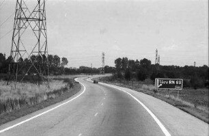 Rosheim: Elsass-Autobahn, Abzweig RN 83