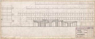 Schneider - Esleben, Paul; Düsseldorf, ARAG - Platz 1 (ehem. Brehmstr. 110); ARAG - Stufenhochhaus, Allgemeine Versicherungs-AG, Hauptverwaltung - ARAG-Läden (Ansicht von Osten)