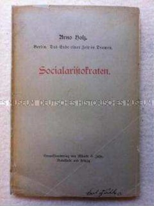 Naturalistische Komödie von Arno Holz