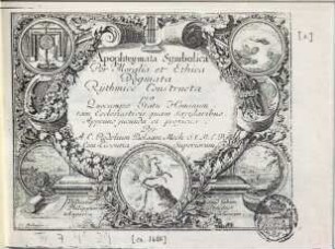 Apophtegmata Symbolica Per Moralia et Ethica Dogmata Rythmicè constructa ..., 1