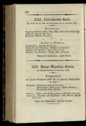 Haupt-Depositen-Kassen