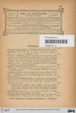 Periodicals (Nr. 1 - 49)