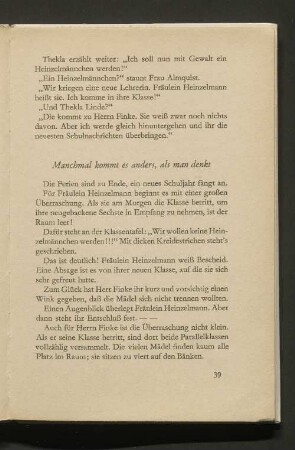 Manchmal kommt es anders, als man denkt