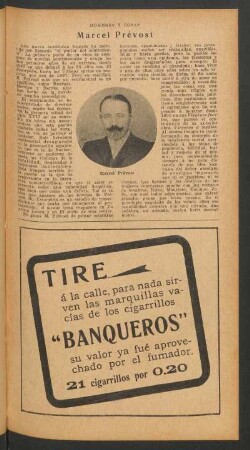 Marcel Prévost : Hombres y cosas