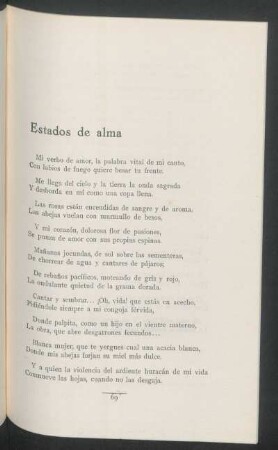 Estados del alma