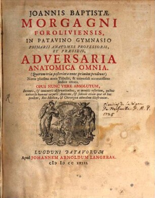 Adversaria anatomica omnia