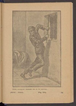 Había conseguido desclavar uno de los barrotes... - [Ilustración]