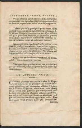 De Officio Notariorum.