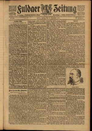 Ausgabe vom Freitag, den 10. November 1905.