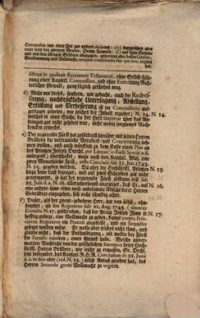 Abdruck und Anmerckungen über ein sogenanntes: Pro Memoria : Derjenige Rechts-Streit, so sich gegenwärtig bey einem hochpreißlichen Reichs-Hof-Rath, zwischen dem Regierenden Fürsten zu Löwenstein-Wertheim eines, und denen Printzen Brüdern Frantz-Christian-Joseph und Theodor andern Theils, ventiliret, ...