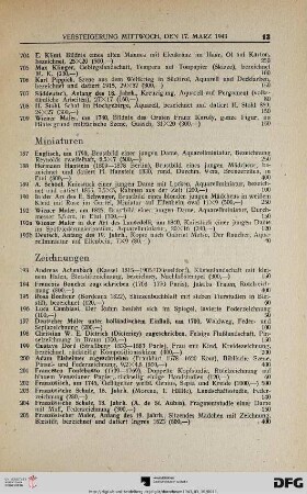 Miniaturen (Nr. 187-192b)