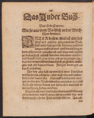 Das Erste - Fünffte Capittel/