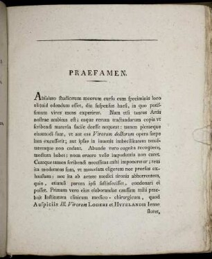 Praefamen.