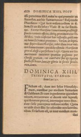 Dominica XIIII. Trinitatis ...