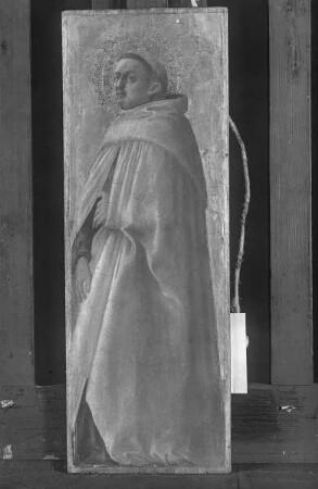 Altarhauptgeschoß — Vier Heilige von den Seitenpilastern — Der heilige Hieronymus