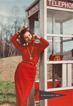 Modeaufnahme, Tearsheet (Mademoiselle)