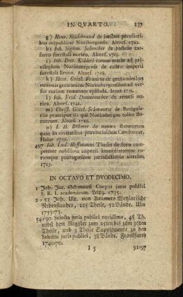 In octavo et duodecimo.