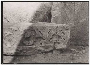 Gebälkfragment, Baalbek: Ansicht