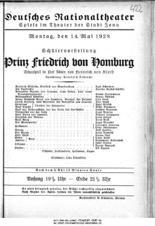 Prinz Friedrich von Homburg