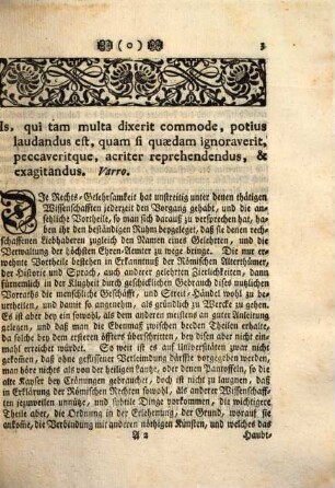 Zufällige Gedancken Von der heutigen Rechts-Gelehrsamkeit Und üblichen Proceß-Form