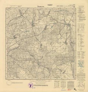 1764 (alte Nr.: 449) Damerow, Meßtischblatt (4cm - Karte)