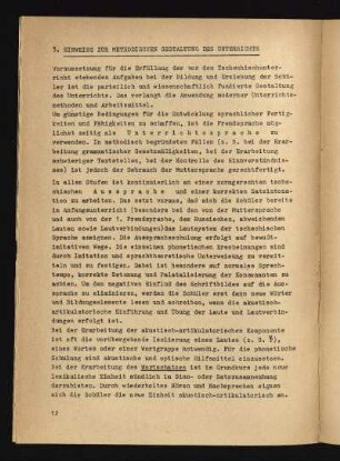 3. Hinweise zur methodischen Gestaltung des Unterrichts